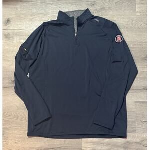 UNRL x Barstool Sports Golf Elite 1/4 Zip XL Navy Blue EUC